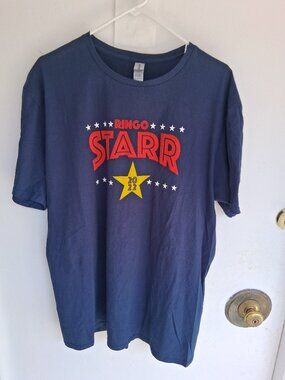 Ringo Starr Logo 2022 Tour Shirt Unisex XL Beatles Ringo's Allstar Band. NWOT